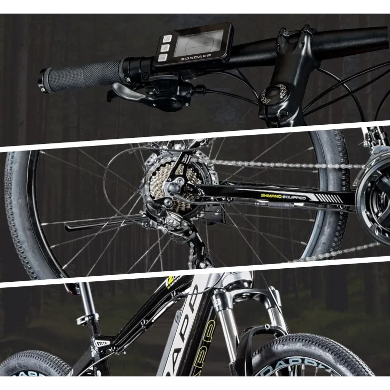 Elektryczny Rower Górski 27,5 Aluminiowy Tarcze Męski Damski Wspomaganie