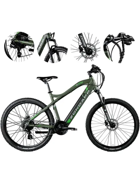 Elektryczny Rower Górski Męski Damski MTB ALU 27,5 Hydraulika Stopka