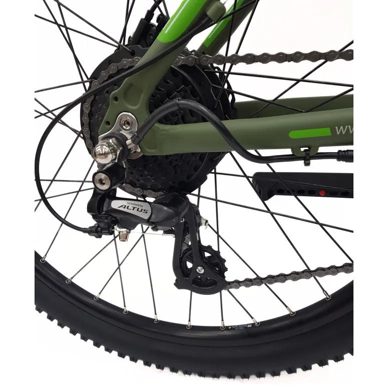 Elektryczny Rower Górski Męski Damski MTB ALU 27,5 Hydraulika Stopka