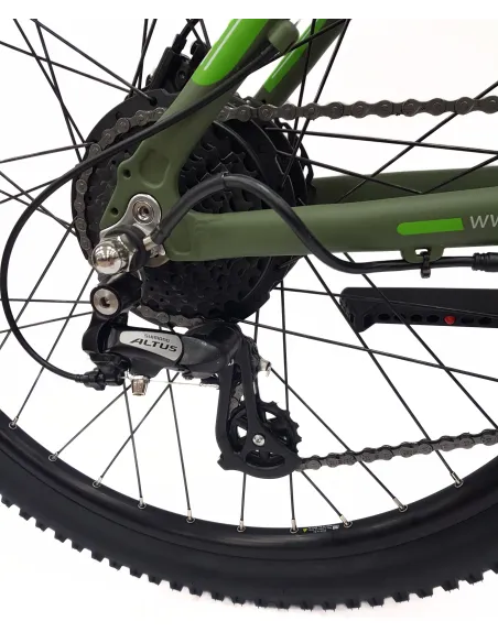 Elektryczny Rower Górski Męski Damski MTB ALU 27,5 Hydraulika Stopka