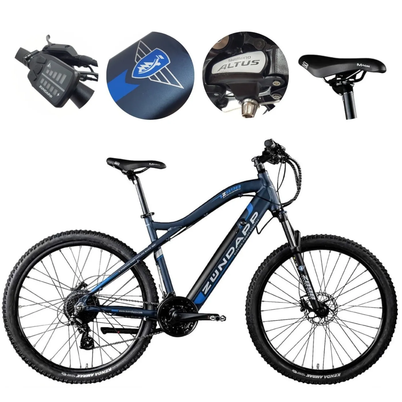 Elektryczny Rower Górski Męski Damski MTB ALU 27,5 Hydraulika Stopka