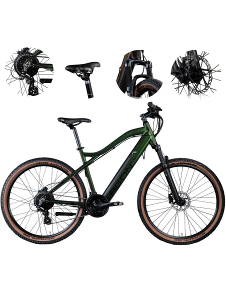 Rower Elektryczny Górski MTB 27,5" Hydraulika 250W Altus 14Ah Cyngle 25km/h