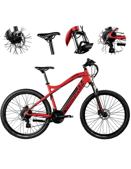 Rower Elektryczny Górski MTB 27,5" Damski Męski 250W Shimano Hydraulika