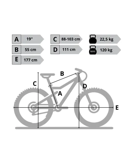Rower Elektryczny Górski MTB 27,5" Damski Męski 250W Shimano Hydraulika