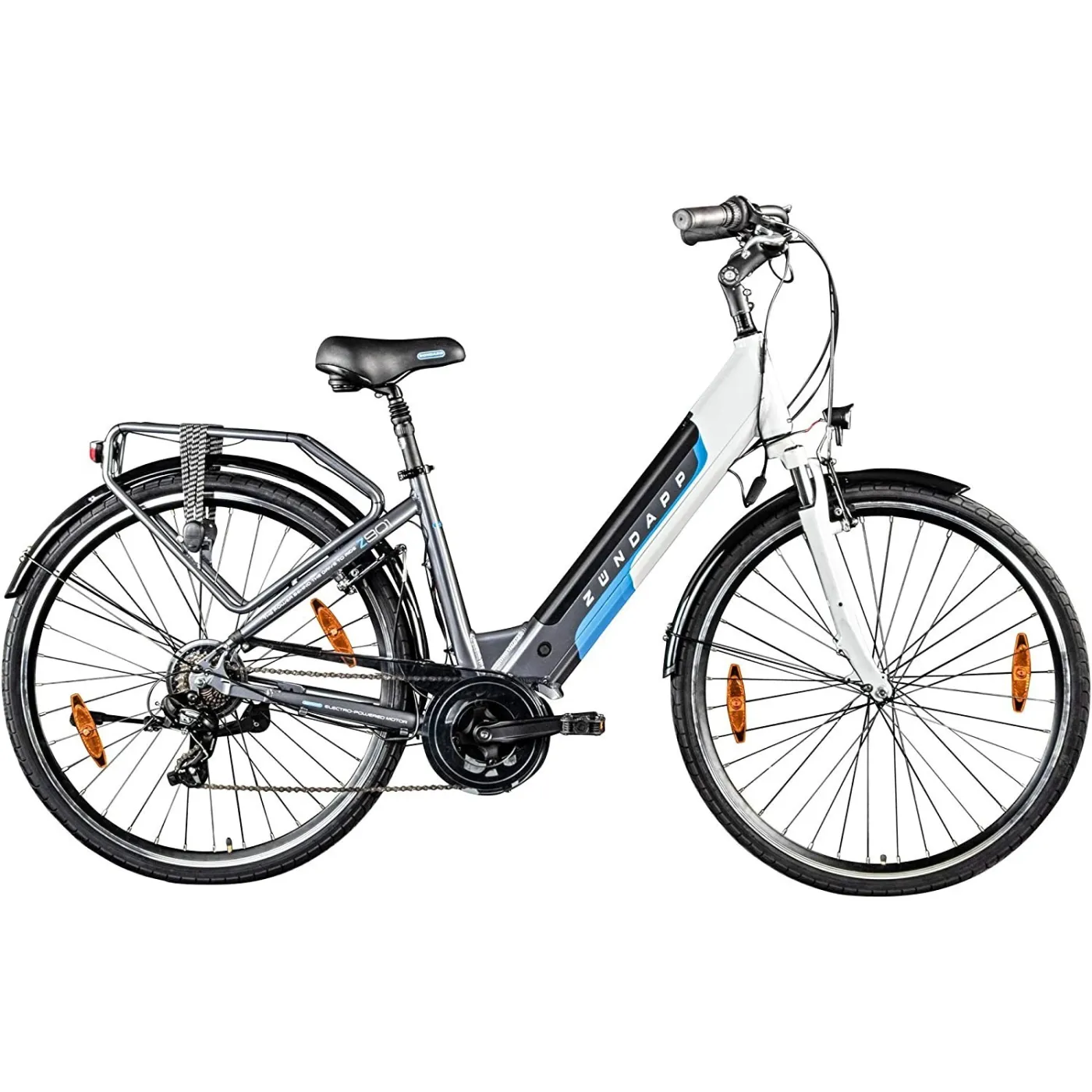 Elektryczny Rower Miejski 28 ALU 120 km 5 Trybów