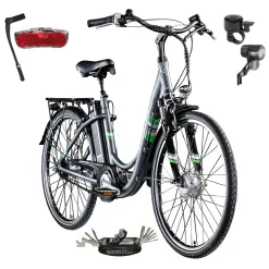 Elektryczny Rower Miejski 28 Shimano Nexus 7 ALU V-Brake Bagażnik Światła