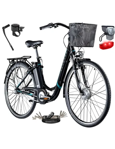 Rower Elektryczny Miejski 28" Alu Nexus 25km/h 250W Męski Damski Światła