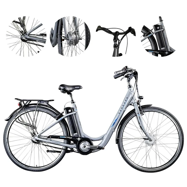 Rower Elektryczny Miejski 28 Damka ALU 10.4 Ah 250W Wspomaganie 5 Trybów