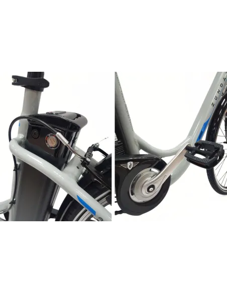 Rower Elektryczny Miejski 28 Damka ALU 10.4 Ah 250W Wspomaganie 5 Trybów