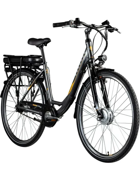 Rower Elektryczny Damski Miejski Koła 28" ALU 250 W Nexus LCD Amortyzacja