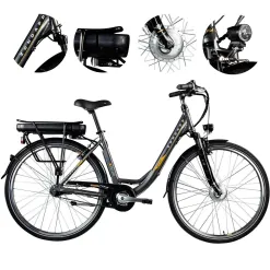 Rower Elektryczny Miejski 28" Nexus 7 ALU 130 km Dzwonek Stopka Oświetlenie