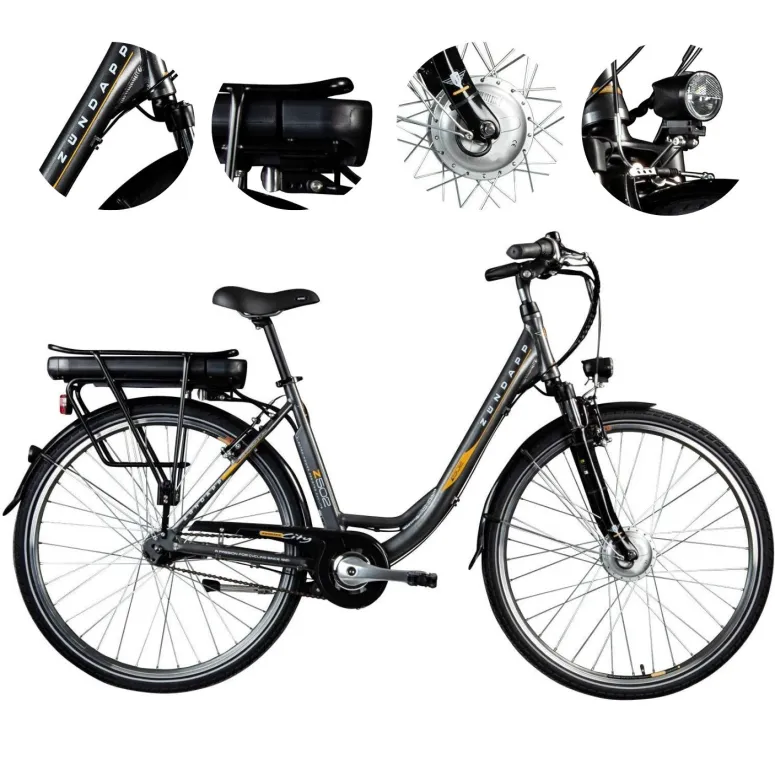 Rower Elektryczny Miejski 28" Nexus 7 ALU 130 km Dzwonek Stopka Oświetlenie