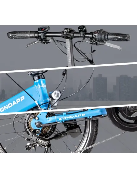 Elektryczny Rower Miejski 20 Składany ALU 250 W Składak Stopka Damski Męski