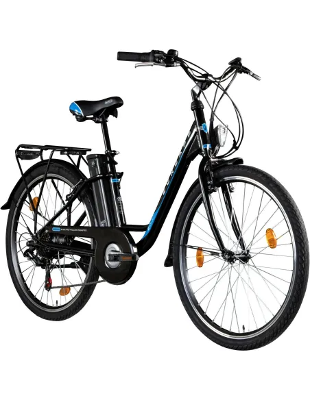 Elektryczny Rower Miejski 26 Wspomaganie 5 Trybów 250W Damski Męski Stalowy
