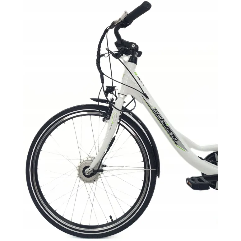 Elektryczny Rower Miejski 26 Revo Wspomaganie V-Brake Alu Bagażnik Światła