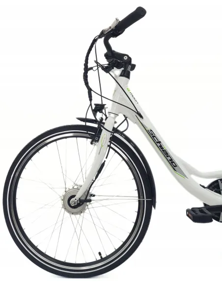 Elektryczny Rower Miejski 26 Revo Wspomaganie V-Brake Alu Bagażnik Światła