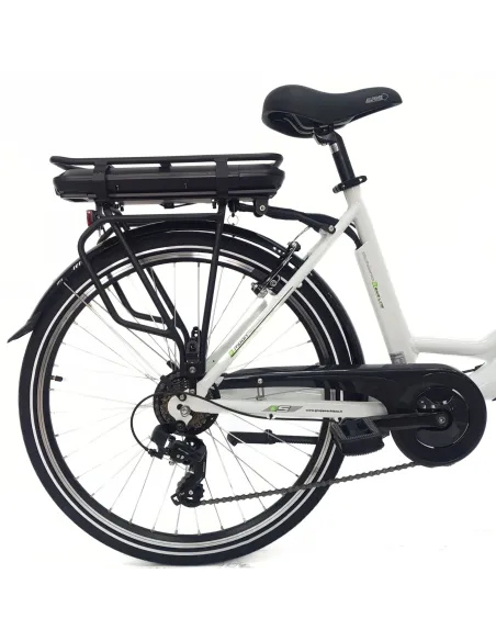 Elektryczny Rower Miejski 26 Revo Wspomaganie V-Brake Alu Bagażnik Światła