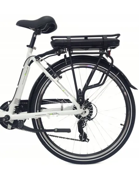 Elektryczny Rower Miejski 26 Revo Wspomaganie V-Brake Alu Bagażnik Światła