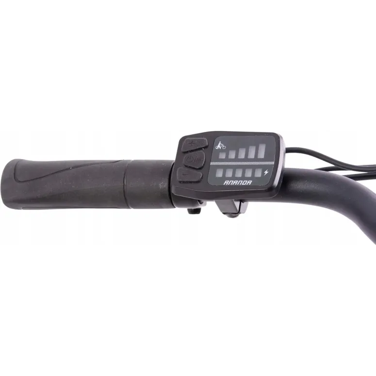 Elektryczny Rower Miejski 26 Revo Wspomaganie V-Brake Alu Bagażnik Światła