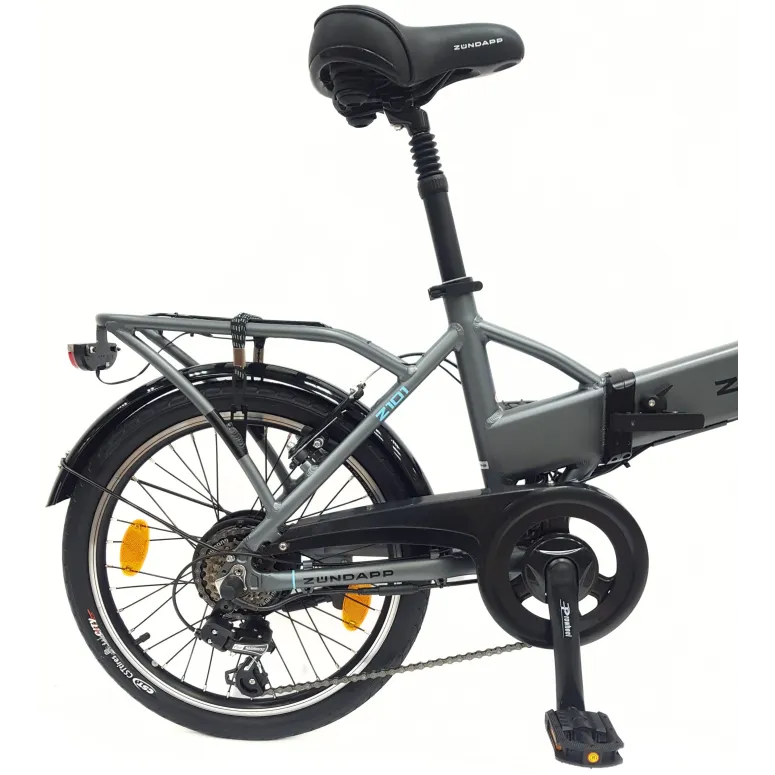 Elektryczny Rower Miejski 20 ALU Składak Męski Damski E-bike Zasięg 60km