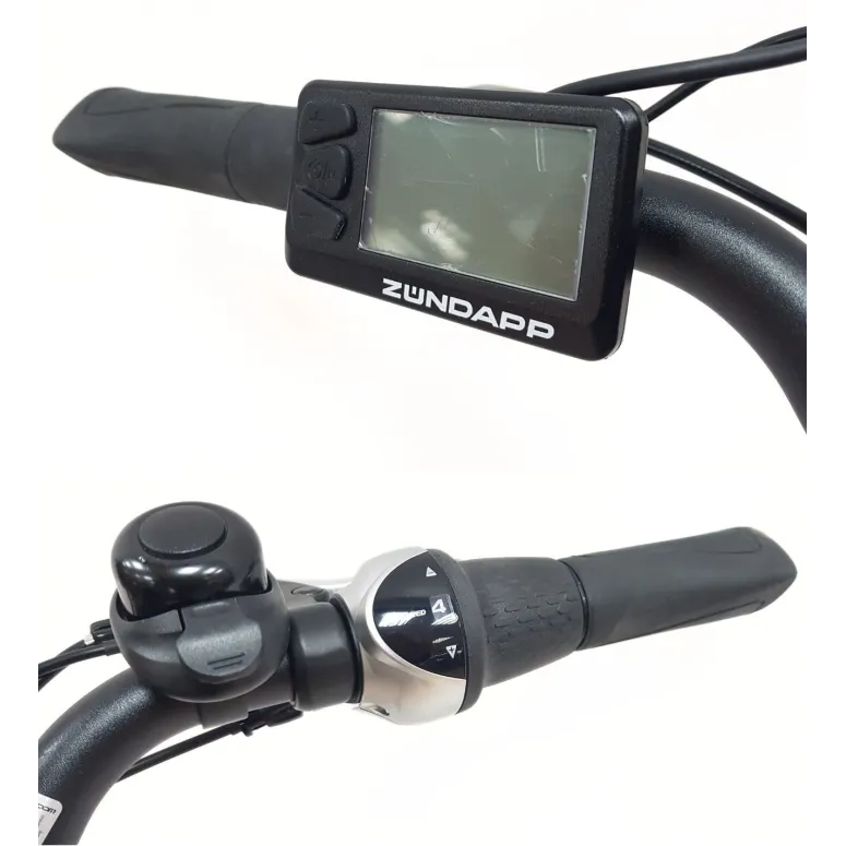 Rower Elektryczny Damski 28" Alu V-brake Nexus Dzwonek Światła Koszyk