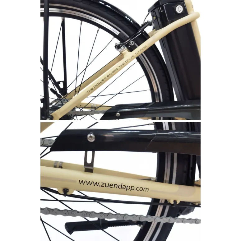 Rower Elektryczny Damski 28" Alu V-brake Nexus Dzwonek Światła Koszyk