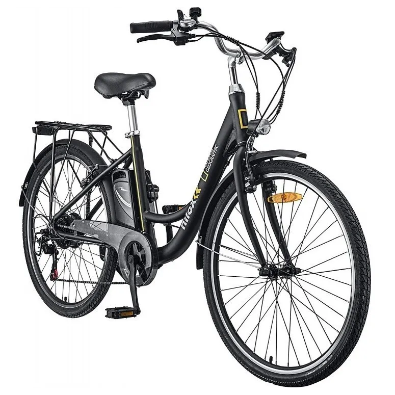 Rower Elektryczny Miejski 26" Alu 25km/h Uniseks 250W V-brake 7-biegów