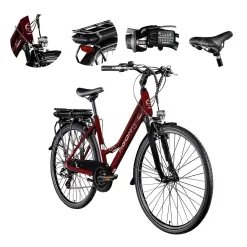 Rower Elektryczny Trekkingowy 28" Damski Altus Revo 250W 25km/h Światła