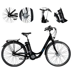 Rower Elektryczny Miejski 28 Damka Aluminiowy Nexus 10.4Ah 250W Wspomaganie
