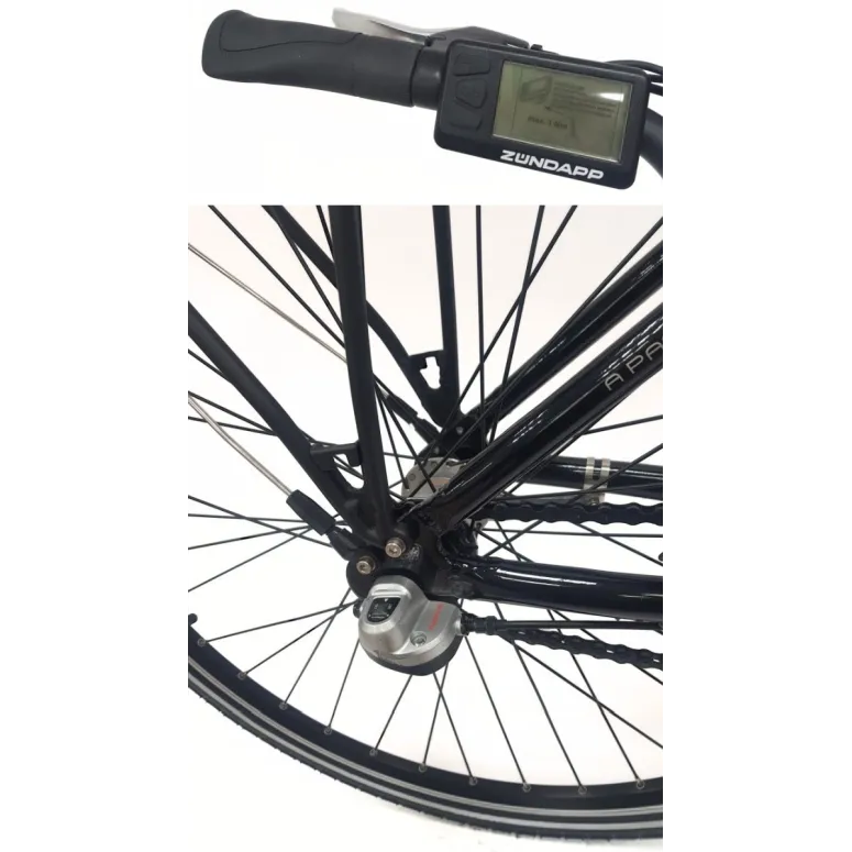 Rower Elektryczny Miejski 28 Damka Aluminiowy Nexus 10.4Ah 250W Wspomaganie