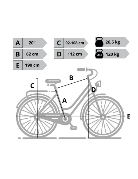 Rower Elektryczny Miejski Damski 28" Bosch 250W Hydraulika 25km/h Bagażnik
