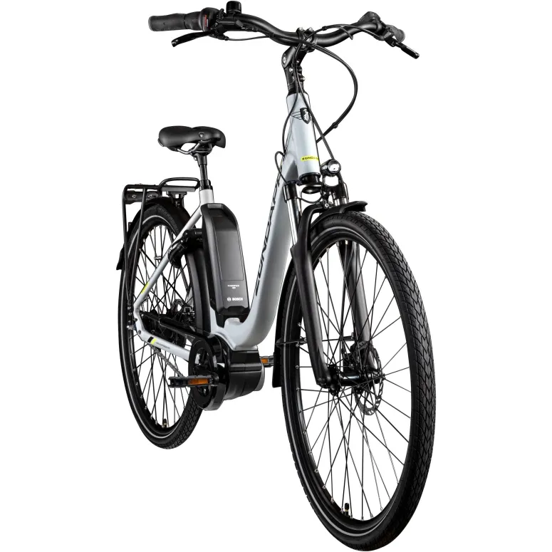 Rower Elektryczny Miejski Damski 28" Bosch 250W Hydraulika 25km/h Bagażnik