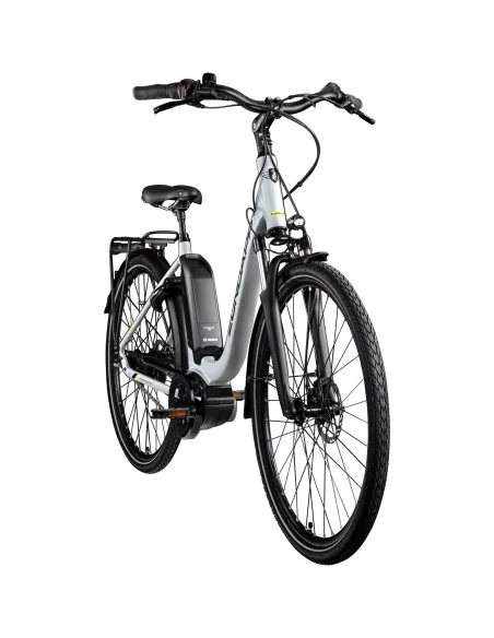 Rower Elektryczny Miejski Damski 28" Bosch 250W Hydraulika 25km/h Bagażnik