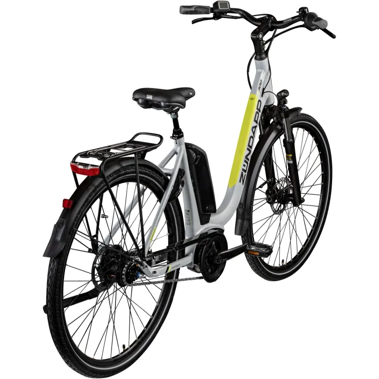 Rower Elektryczny Miejski Damski 28" Bosch 250W Hydraulika 25km/h Bagażnik