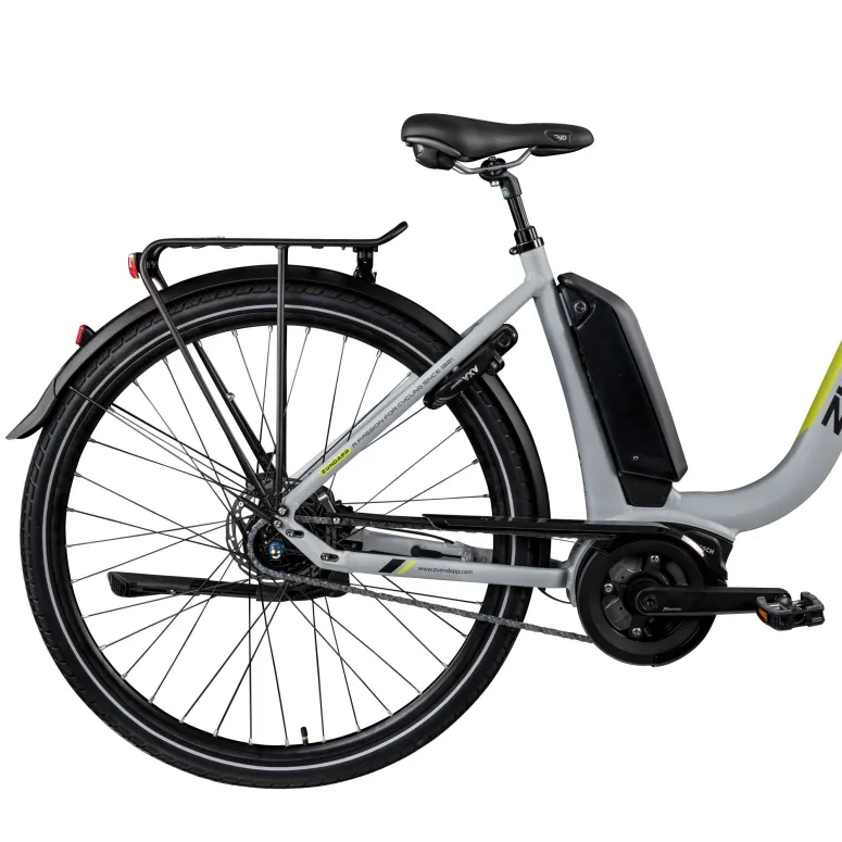 Rower Elektryczny Miejski Damski 28" Bosch 250W Hydraulika 25km/h Bagażnik