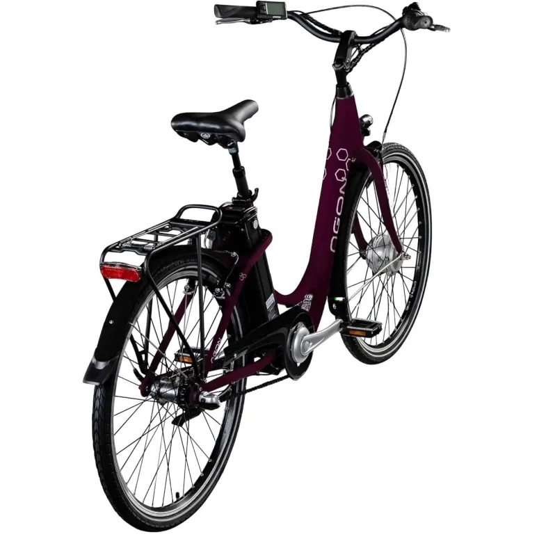 Rower Elektryczny Miejski Damski 26" Nexus 250W Bagażnik Światła 25 km/h