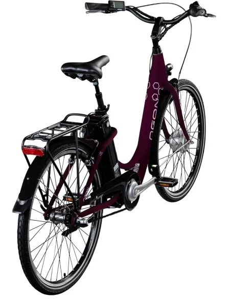 Rower Elektryczny Miejski Damski 26" Nexus 250W Bagażnik Światła 25 km/h