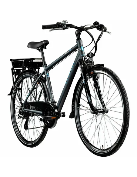 Rower Elektryczny Męski 28 Trekkingowy 250W ALU Wspomaganie 3 Tryby Bagaż