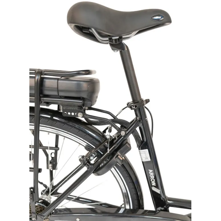 Rower Elektryczny Trekkingowy 28" 25km/h Unisex 13Ah LCD Bagażnik Światła