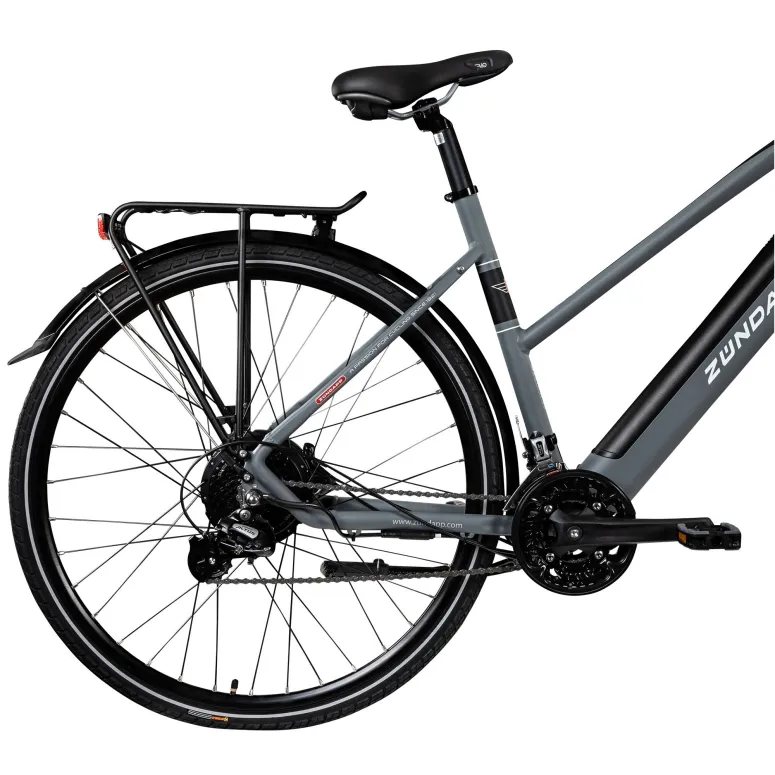 Trekkingowy Rower Elektryczny 28 Hydraulika Alu Wspomaganie Światła Stopka