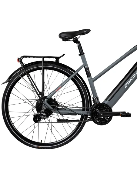 Trekkingowy Rower Elektryczny 28 Hydraulika Alu Wspomaganie Światła Stopka