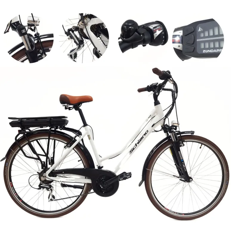 Rower Elektryczny Trekkingowy 28" 250W Męski Damski Altus Revoshift Światła