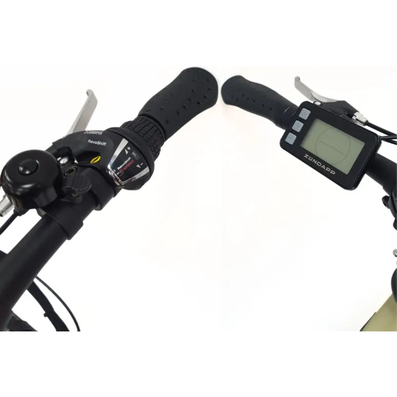 Rower Elektryczny Składany 20" Alu 9,6Ah 90km 250W Revo Bagażnik Światła