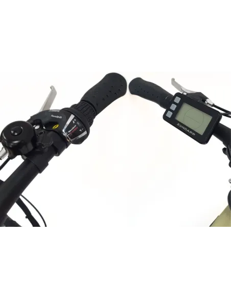 Rower Elektryczny Składany 20" Alu 9,6Ah 90km 250W Revo Bagażnik Światła