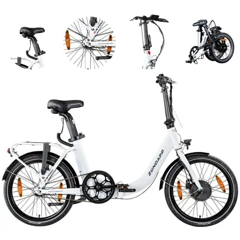 Elektryczny Rower Miejski 20 ALU 250W Nexus Bagaż 5 Trybów Błotniki Stopka