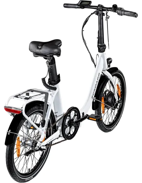 Elektryczny Rower Miejski 20 ALU 250W Nexus Bagaż 5 Trybów Błotniki Stopka