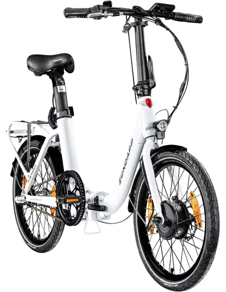 Elektryczny Rower Miejski 20 ALU 250W Nexus Bagaż 5 Trybów Błotniki Stopka