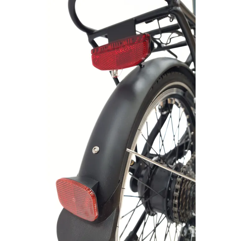 Elektryczny Rower Składany 20 Miejski Damski Męski ALU Bagaż Światła Revo