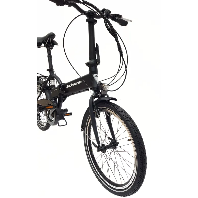 Elektryczny Rower Składany 20 Miejski Damski Męski ALU Bagaż Światła Revo