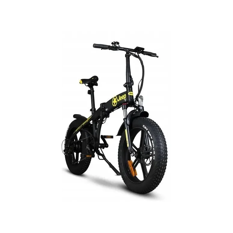 Rower Elektryczny Składany 20" Alu Miejski Tarcze Błotniki Stopka Światła